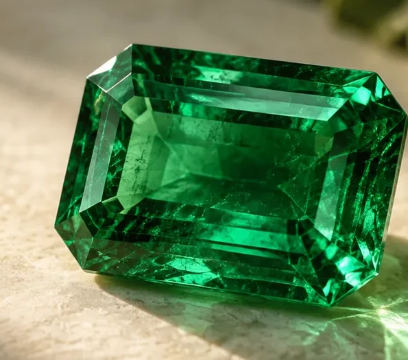 Illustrative emerald detail